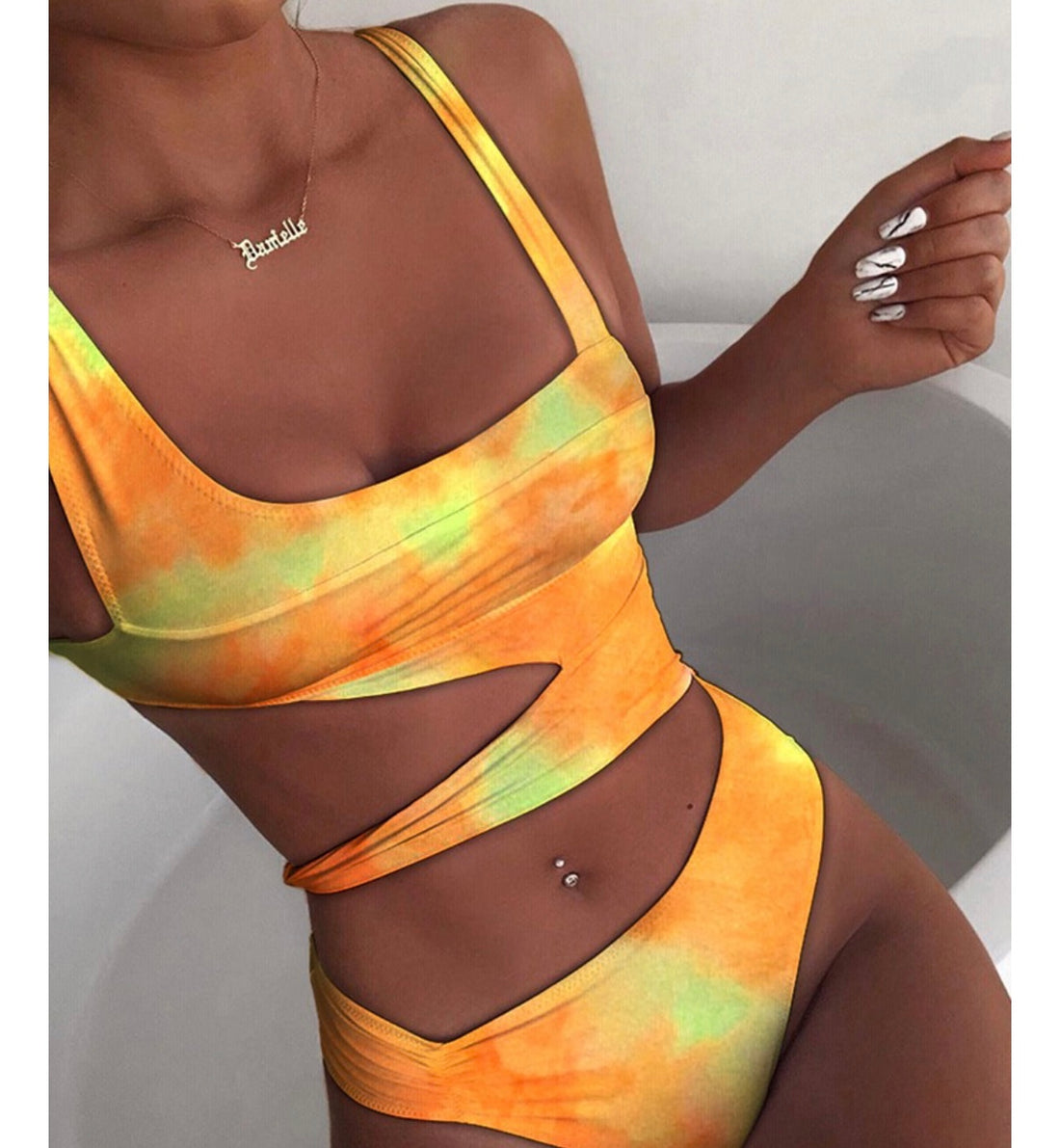 Im a Flirt One Piece Swimsuit-Yaniraparkerco.com-