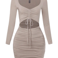 Boracay Ruched Dress-Yaniraparkerco.com-dress